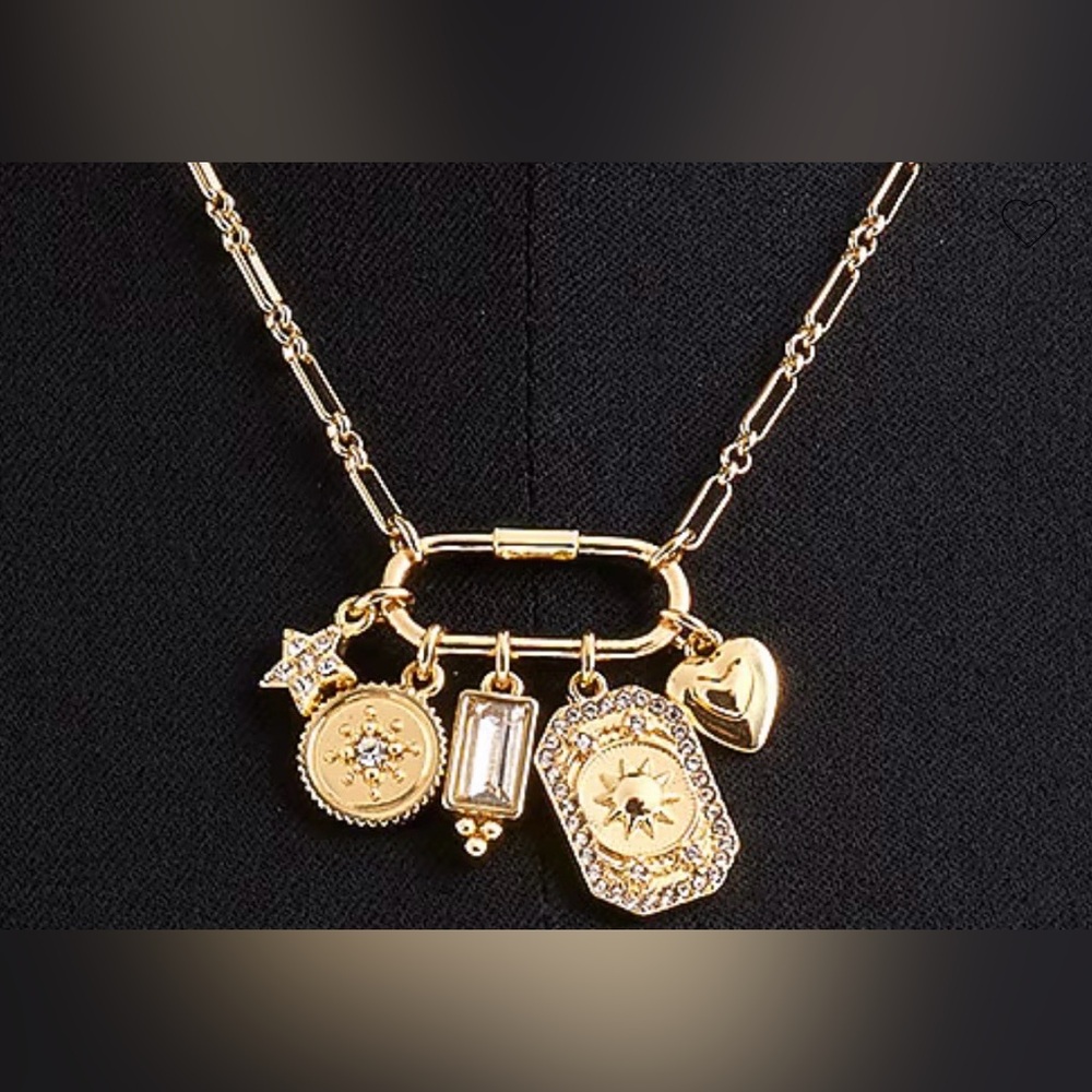 J. Crew Gold Charm Necklace - Picture 3 of 6